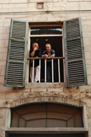 viele Zuseher und Mitakteure